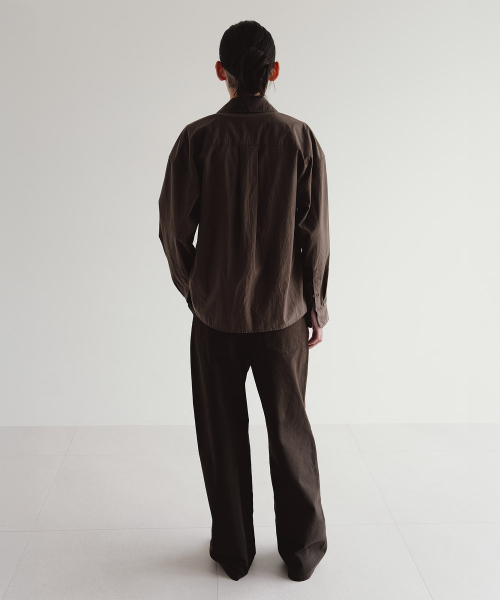 BLANKROOM HER(ブランクルームウーマン)の「コテージデル パンツ_DEEP BROWN(その他パンツ・レディース・その他・0/1/2)」の4枚目の写真