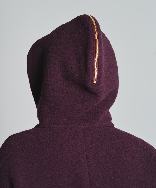 mici(ミチ)の「mici/SHORT HOODED JACKET(その他アウター・レディース・ネイビー/バーガンディー・M/S)」の12枚目の写真