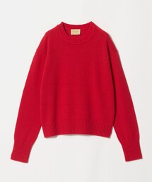 カシミヤ クルーネック ニット
