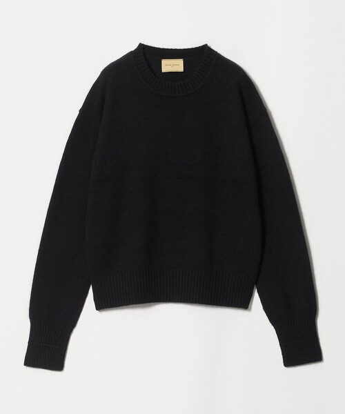 UNITED ARROWS(ユナイテッドアローズ)の「カシミヤ クルーネック ニット(ニット/セーター・レディース・ブラック/レッド/ダークグレー・FREE)」の2枚目の写真