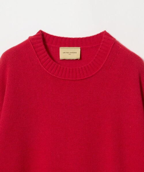 UNITED ARROWS(ユナイテッドアローズ)の「カシミヤ クルーネック ニット(ニット/セーター・レディース・ブラック/レッド/ダークグレー・FREE)」の10枚目の写真