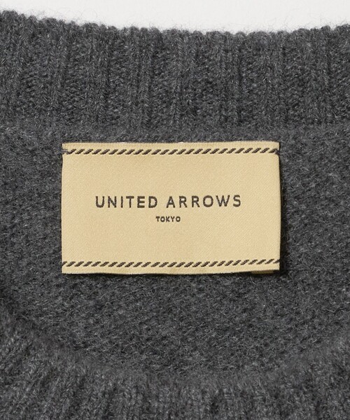 UNITED ARROWS(ユナイテッドアローズ)の「カシミヤ クルーネック ニット(ニット/セーター・レディース・ブラック/レッド/ダークグレー・FREE)」の12枚目の写真
