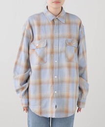 DENIM DELIGHT DAYS チェックLSワークシャツ