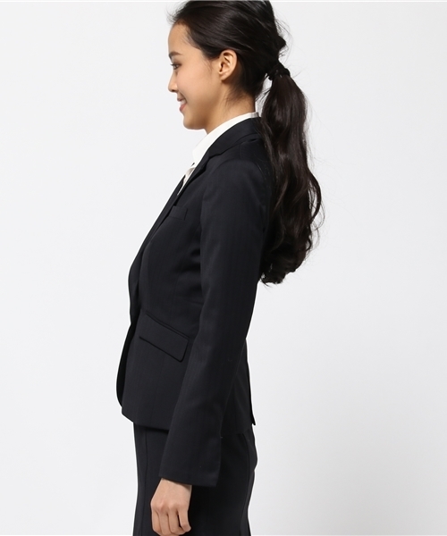 SUIT.(スーツ)の「【TREVIRA】セットアップスーツ ジャケット(スーツジャケット・レディース・ブラック/ネイビー・36/38/40/34)」の4枚目の写真