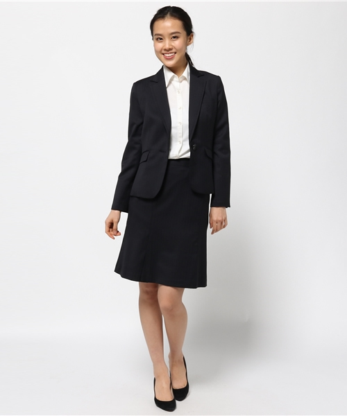 SUIT.(スーツ)の「【TREVIRA】セットアップスーツ ジャケット(スーツジャケット・レディース・ブラック/ネイビー・36/38/40/34)」の6枚目の写真