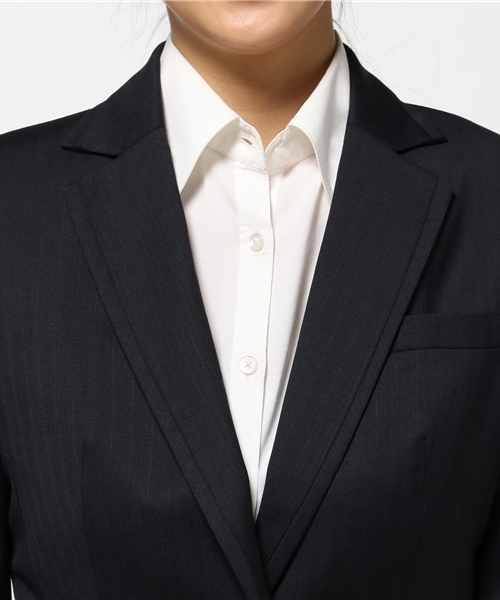 SUIT.(スーツ)の「【TREVIRA】セットアップスーツ ジャケット(スーツジャケット・レディース・ブラック/ネイビー・36/38/40/34)」の7枚目の写真