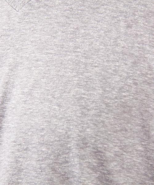 BEAUTY&YOUTH UNITED ARROWS（ビューティーアンドユースユナイテッドアローズ）の「BY ∴ トライブレンド Vネック Tシャツ◆（Tシャツ/カットソー・メンズ・グレー/オリーブ/コバルトブルー/ホワイト/ブラック・MEDIUM/SMALL/LARGE）」の18枚目の写真