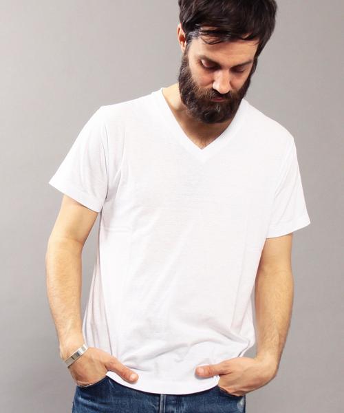 BEAUTY&YOUTH UNITED ARROWS（ビューティーアンドユースユナイテッドアローズ）の「BY ∴ トライブレンド Vネック Tシャツ◆（Tシャツ/カットソー・メンズ・グレー/オリーブ/コバルトブルー/ホワイト/ブラック・MEDIUM/SMALL/LARGE）」の11枚目の写真