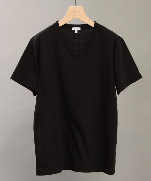 BEAUTY&YOUTH UNITED ARROWS（ビューティーアンドユースユナイテッドアローズ）の「BY ∴ トライブレンド Vネック Tシャツ◆（Tシャツ/カットソー・メンズ・グレー/オリーブ/コバルトブルー/ホワイト/ブラック・MEDIUM/SMALL/LARGE）」の12枚目の写真