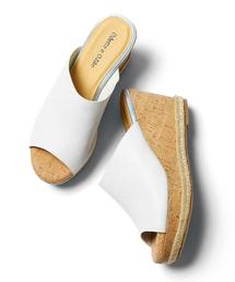 ODETTE E ODILE | OFC ディープラインミュールウェッジ サンダル80(サンダル)