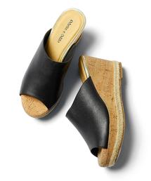 ODETTE E ODILE | OFC ディープラインミュールウェッジ サンダル80(サンダル)