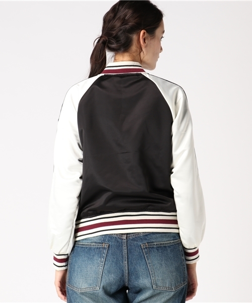 VENCEEXCHANGE(ヴァンスエクスチェンジ)の「刺繍スカジャン (スカジャン・レディース・ダークグリーン/ワインレッド/ブラック・MEDIUM)」の10枚目の写真