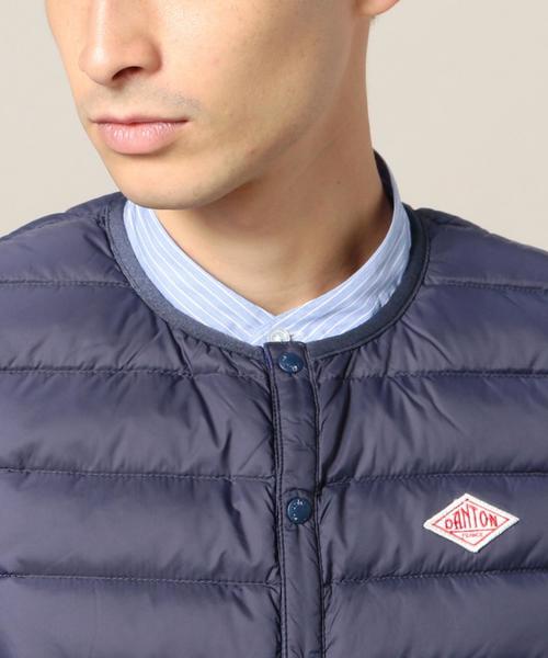 DANTON（ダントン）の「＜DANTON＞ INNER DOWN VEST/ダウンベスト◆（ダウンベスト・メンズ・ブラック/ネイビー・40/42/38）」の17枚目の写真