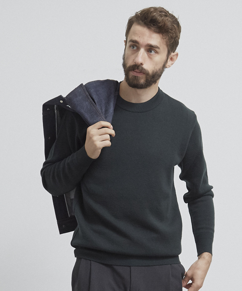 UNITED TOKYO(ユナイテッドトウキョウ)の「ZEGNA BARUFFA Cashwoolクルーネックニット(ニット/セーター・メンズ・ブラウン/グリーン/レッド/ホワイト/グレー/ネイビー・2/1/3)」の5枚目の写真