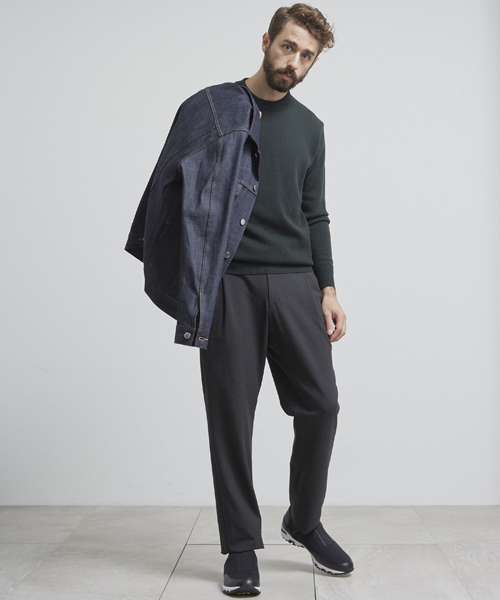 UNITED TOKYO(ユナイテッドトウキョウ)の「ZEGNA BARUFFA Cashwoolクルーネックニット(ニット/セーター・メンズ・ブラウン/グリーン/レッド/ホワイト/グレー/ネイビー・2/1/3)」の14枚目の写真