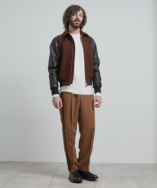 UNITED TOKYO(ユナイテッドトウキョウ)の「ZEGNA BARUFFA Cashwoolクルーネックニット(ニット/セーター・メンズ・ブラウン/グリーン/レッド/ホワイト/グレー/ネイビー・2/1/3)」の16枚目の写真