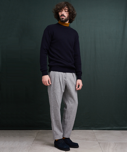 UNITED TOKYO(ユナイテッドトウキョウ)の「ZEGNA BARUFFA Cashwoolクルーネックニット(ニット/セーター・メンズ・ブラウン/グリーン/レッド/ホワイト/グレー/ネイビー・2/1/3)」の20枚目の写真