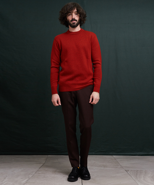 UNITED TOKYO(ユナイテッドトウキョウ)の「ZEGNA BARUFFA Cashwoolクルーネックニット(ニット/セーター・メンズ・ブラウン/グリーン/レッド/ホワイト/グレー/ネイビー・2/1/3)」の19枚目の写真