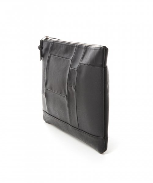 RAGEBLUE（レイジブルー）の「パッチワーククラッチバッグ/741495（クラッチバッグ・メンズ・ブラック/ブルー/ダークグレー/オリーブ・FREE）」の6枚目の写真