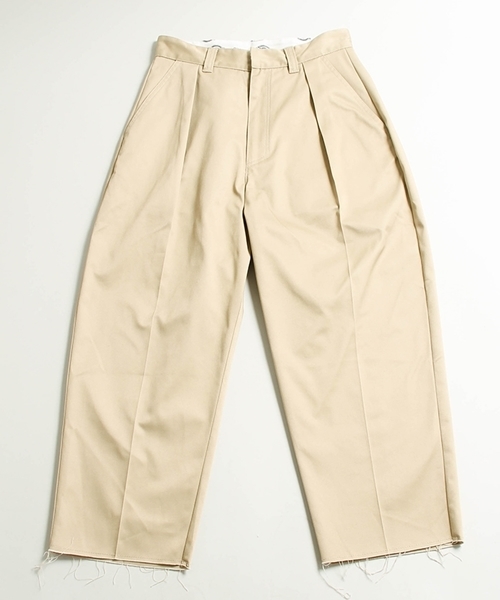 Dickies（ディッキーズ）の「∴WEGO/Dickiesハイウエストパンツ（チノパンツ・メンズ・ベージュ/ブラック・LARGE/MEDIUM）」の9枚目の写真