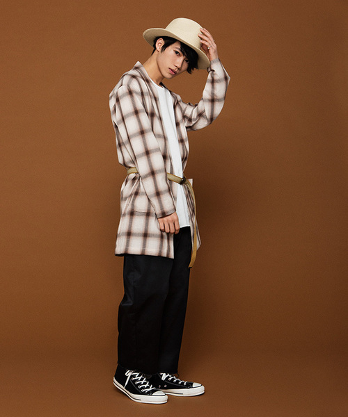 Dickies（ディッキーズ）の「∴WEGO/Dickiesハイウエストパンツ（チノパンツ・メンズ・ベージュ/ブラック・LARGE/MEDIUM）」の21枚目の写真