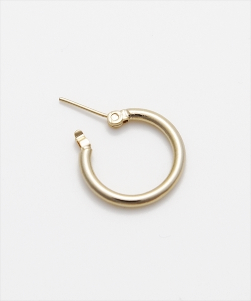 VANQUISH（ヴァンキッシュ）の「VANQUISH / ヴァンキッシュ スナップ ファット フープ ピアス（ピアス（片耳用）・メンズ・ブラック/シルバー/ゴールド・FREE）」の5枚目の写真