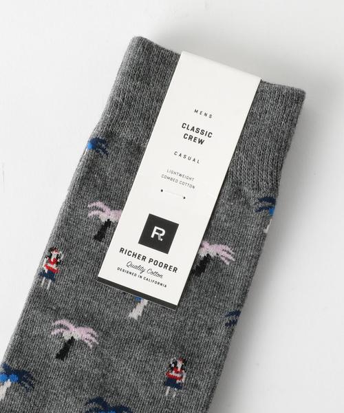 Richer Poorer（リッチャープアラー）の「[リッチャープアラー] BC Richer Poorer ISLA ソックス ◆（ソックス/靴下・メンズ・ホワイト/ダークグレー・FREE）」の3枚目の写真