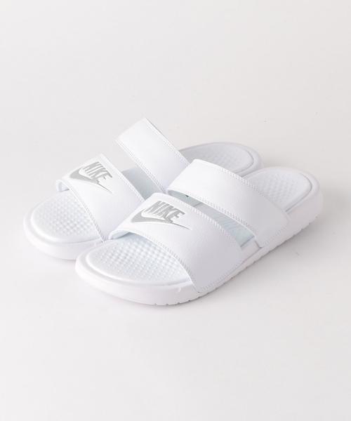 NIKE（ナイキ）の「NIKE（ナイキ） ベナッシデュオ ウルトラスライド（サンダル・レディース・ホワイト/ブラック・23cm/25cm/24cm）」の2枚目の写真