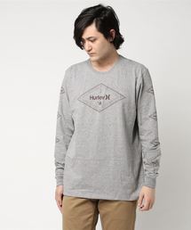 M HRLY WAYWARD TIDE TEE LS/ハーレー 長袖 ロンT 袖プリント