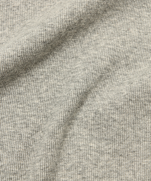 laboratory work(ラボラトリーワーク)の「コットンリブレース8分袖(Tシャツ/カットソー・レディース・グレー系その他/ブラック/ホワイト・MEDIUM)」の9枚目の写真