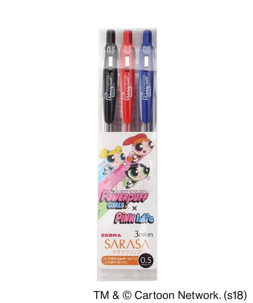 Pink Latte ピンクラテ の Pink Latte パワーパフガールズzebraサラサボールペン ステーショナリー Wear