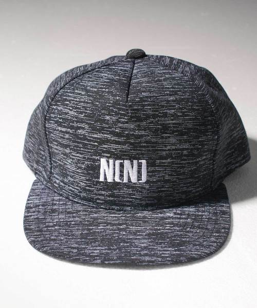 NUMBER (N)INE（ナンバーナイン）の「【NUMBER (N)INE】N(N)ロゴ刺繍メランジベースボールキャップ（キャップ・メンズ・ブラック/グレー・FREE）」の6枚目の写真