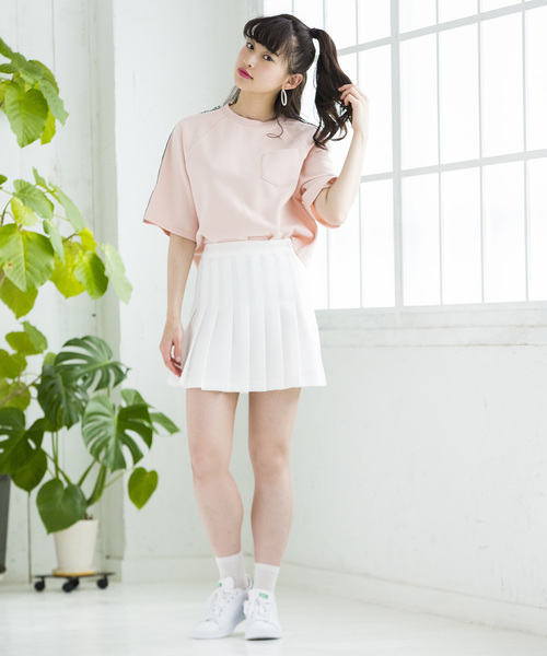 WEGO（ウィゴー）の「WEGO/プリーツミニスカート（スカート・レディース・ホワイト/ブラック/サックスブルー/ピンク・MEDIUM/SMALL）」の20枚目の写真