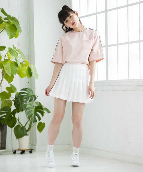 WEGO（ウィゴー）の「WEGO/プリーツミニスカート（スカート・レディース・ホワイト/ブラック/サックスブルー/ピンク・MEDIUM/SMALL）」の21枚目の写真