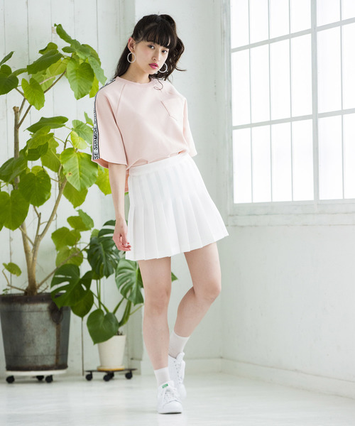 WEGO（ウィゴー）の「WEGO/プリーツミニスカート（スカート・レディース・ホワイト/ブラック/サックスブルー/ピンク・MEDIUM/SMALL）」の22枚目の写真