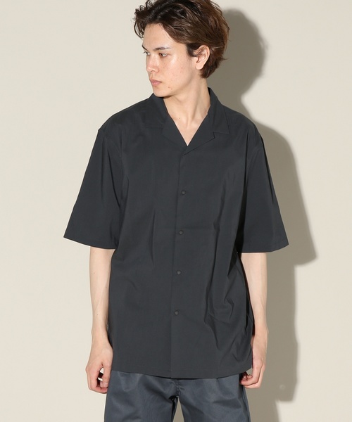 THE NORTH FACE（ザノースフェイス）の「THE NORTH FACE / ザ ノースフェイス : SoM オープンカラーシャツ#（シャツ/ブラウス・メンズ・チャコールグレー/アイボリー・LARGE/MEDIUM/X-LARGE）」の2枚目の写真