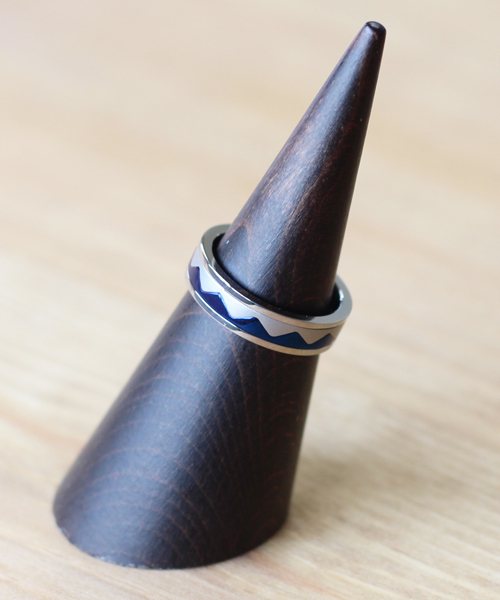 TONE SELECT GOODS（トーンセレクトグッズ）の「【vie】ステンレスリング（リング・レディース・ブラック/ブルー/ピンク・#7/#9/#11/#13/#15/#17/#19/#21）」の9枚目の写真