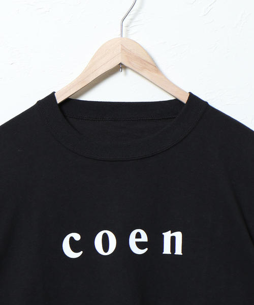 coen(コーエン)の「coenロゴプリントロンT(Tシャツ/カットソー・メンズ・ホワイト/ブラック・MEDIUM/SMALL/X-LARGE/LARGE)」の12枚目の写真