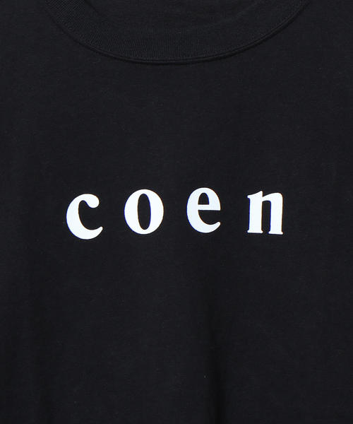 coen(コーエン)の「coenロゴプリントロンT(Tシャツ/カットソー・メンズ・ホワイト/ブラック・MEDIUM/SMALL/X-LARGE/LARGE)」の10枚目の写真