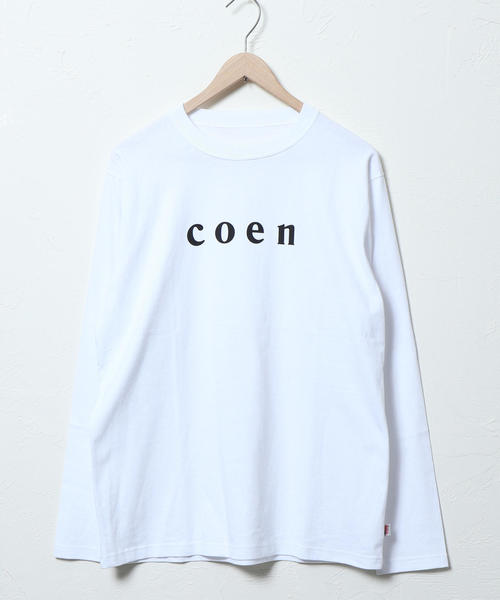 coen(コーエン)の「coenロゴプリントロンT(Tシャツ/カットソー・メンズ・ホワイト/ブラック・MEDIUM/SMALL/X-LARGE/LARGE)」の20枚目の写真