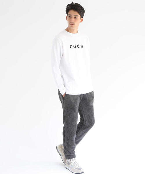 coen(コーエン)の「coenロゴプリントロンT(Tシャツ/カットソー・メンズ・ホワイト/ブラック・MEDIUM/SMALL/X-LARGE/LARGE)」の17枚目の写真