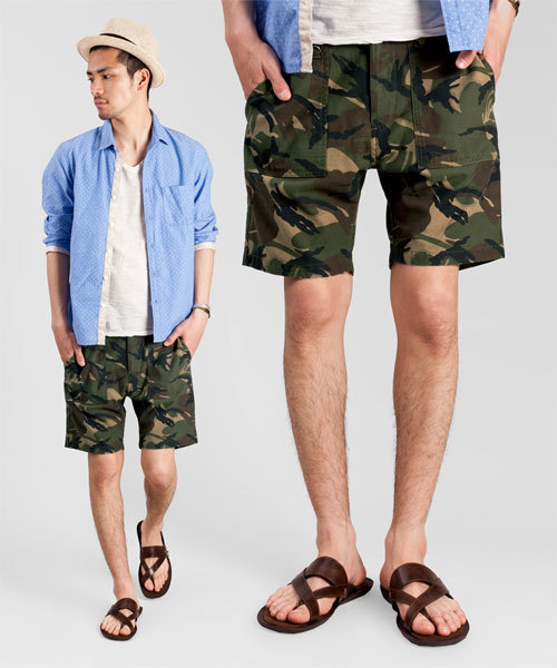 NANO universe（ナノユニバース）の「カモ柄ナローベイカーショーツ（その他パンツ・メンズ・その他1/その他2/その他3/その他4・SMALL/MEDIUM/LARGE/X-LARGE）」の2枚目の写真