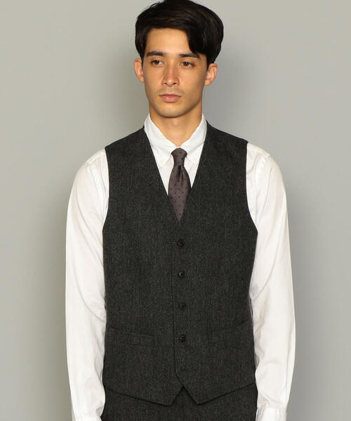 green label relaxing（グリーンレーベルリラクシング）の「NM ホームスパン ベスト ◆（ベスト・メンズ・ダークブラウン/ネイビー/グレー/その他1/その他2・S/M/L/XL）」の7枚目の写真