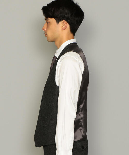 green label relaxing（グリーンレーベルリラクシング）の「NM ホームスパン ベスト ◆（ベスト・メンズ・ダークブラウン/ネイビー/グレー/その他1/その他2・S/M/L/XL）」の8枚目の写真