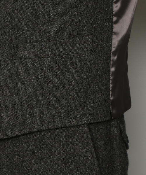 green label relaxing（グリーンレーベルリラクシング）の「NM ホームスパン ベスト ◆（ベスト・メンズ・ダークブラウン/ネイビー/グレー/その他1/その他2・S/M/L/XL）」の12枚目の写真