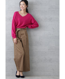 NATURAL BEAUTY BASIC | 【otonaMUSE 12月号掲載】コーデュロイワイドパンツ(その他パンツ)