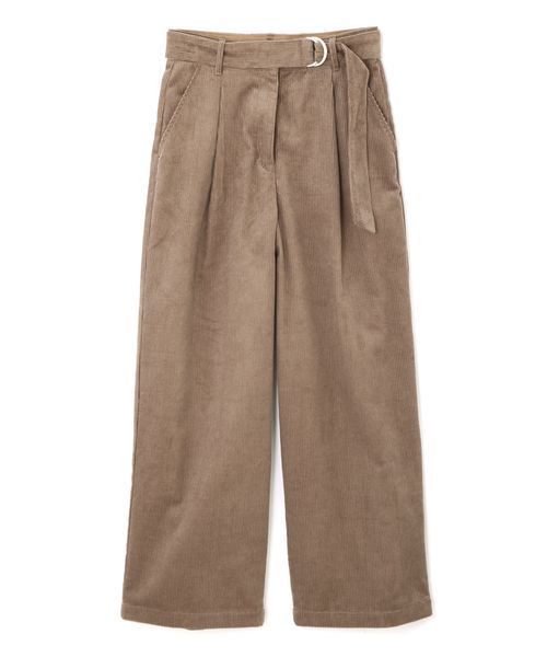 NATURAL BEAUTY BASIC（ナチュラルビューティーベーシック）の「【otonaMUSE 12月号掲載】コーデュロイワイドパンツ（その他パンツ・レディース・オフホワイト/キャメル・MEDIUM/SMALL）」の7枚目の写真