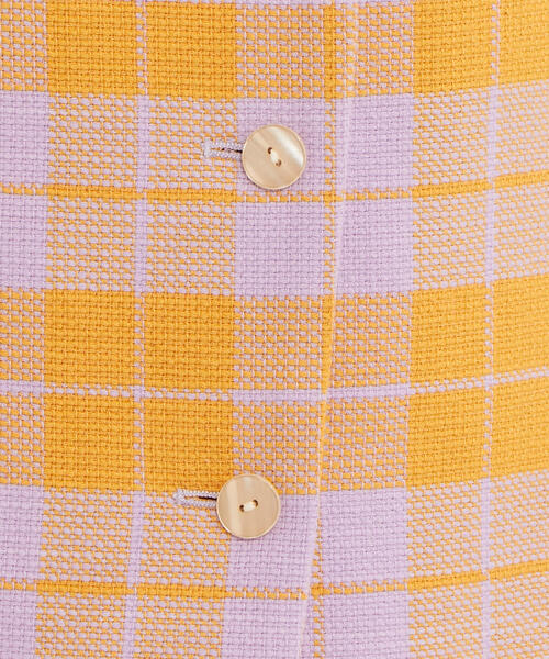 EMMEL REFINES（エメルリファインズ）の「【EMMEL REFINES】SMF T/C チェック ラップライクスカート（スカート・レディース・ライラック/ブラック・XS/M/S）」の13枚目の写真