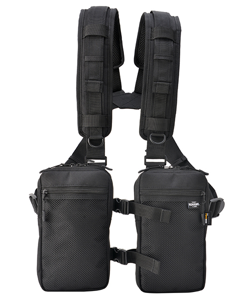 Rename コーデュラナイロン ベスト型ボディショルダーバッグ（ボディ