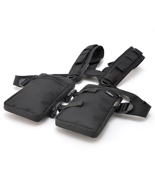 DEVICE（デバイス）の「Rename コーデュラナイロン ベスト型ボディショルダーバッグ（ボディバッグ/ウエストポーチ・メンズ・ブラック/ネイビー・FREE）」の7枚目の写真